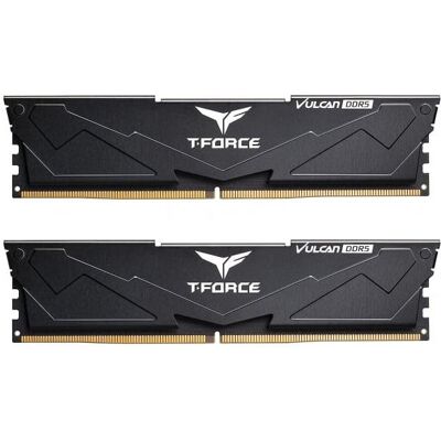 Team Group Vulcan (2 x 16GB, 6400 MHz, DDR5-RAM, DIMM), RAM, Schwarz Team Group Vulcan (2 x 16GB, 6400 MHz, DDR5-RAM, DIMM), RAM, Schwarz