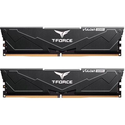 Team Group T-Force Vulcan (2 x 16GB, 6000 MHz, DDR5-RAM, DIMM), RAM, Schwarz Team Group T-Force Vulcan (2 x 16GB, 6000 MHz, DDR5-RAM, DIMM), RAM, Schwarz