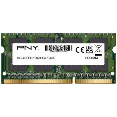 PNY DDR3 memory module GB (1 x 8GB, 1600 MHz, SO-DIMM), RAM, Grün PNY DDR3 memory module GB (1 x 8GB, 1600 MHz, SO-DIMM), RAM, Grün