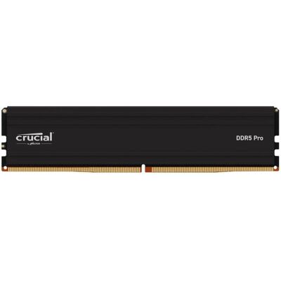 Crucial PRO 48G (1x48G) DDR5-5600 Tray *CP48G56C46U5T (1 x 48GB, 5600 MHz, DDR5-RAM, DIMM), RAM, Schwarz Crucial PRO 48G (1x48G) DDR5-5600 Tray *CP48G56C46U5T (1 x 48GB, 5600 MHz, DDR5-RAM, DIMM), RAM, Schwarz