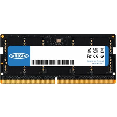 Origin Storage 32GB DDR5 5600MHz SODIMM 1Rx8 Non-ECC 1.1V (1 x 32GB, 5600 MHz, DDR5-RAM, SO-DIMM), RAM Origin Storage 32GB DDR5 5600MHz SODIMM 1Rx8 Non-ECC 1.1V (1 x 32GB, 5600 MHz, DDR5-RAM, SO-DIMM), RAM