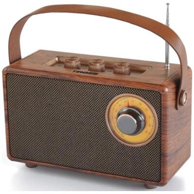 Memorysolution Retro-Radio mit Bluetooth-USB-Player (FM, Bluetooth), Radio Memorysolution Retro-Radio mit Bluetooth-USB-Player (FM, Bluetooth), Radio