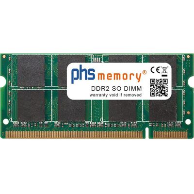 PHS-memory SP267860 2GB DDR2 SO-DIMM RAM PHS-memory SP267860 2GB DDR2 SO-DIMM RAM