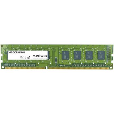 2-Power 2GB MultiSpeed 1066/1333/1600 MHz DIMM (1 x 2GB, 1600 MHz, DDR3-RAM, DIMM), RAM, Grün 2-Power 2GB MultiSpeed 1066/1333/1600 MHz DIMM (1 x 2GB, 1600 MHz, DDR3-RAM, DIMM), RAM, Grün