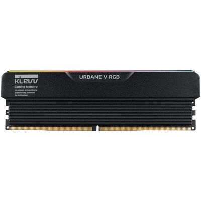 Klevv 32GB (16GBx2) URBANE V RGB 6000MHz CL30 DDR5 Kit Black (2 x 16GB, 6000 MHz, DDR5-RAM, DIMM), RAM, Schwarz Klevv 32GB (16GBx2) URBANE V RGB 6000MHz CL30 DDR5 Kit Black (2 x 16GB, 6000 MHz, DDR5-RAM, DIMM), RAM, Schwarz
