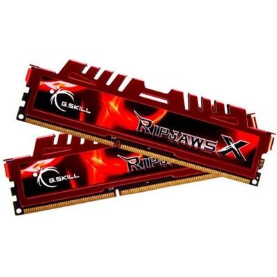 G.Skill RAM Ripjaws-X - 16 GB (2 x 8 GB Kit) - DDR3 DIMM CL10 (2 x 8GB, 1600 MHz, DDR3-RAM, DIMM), RAM, Rot G.Skill RAM Ripjaws-X - 16 GB (2 x 8 GB Kit) - DDR3 DIMM CL10 (2 x 8GB, 1600 MHz, DDR3-RAM, DIMM), RAM, Rot