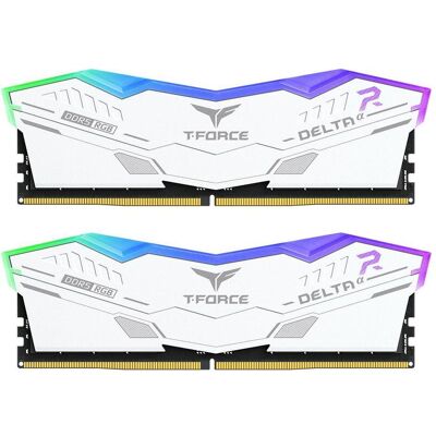 Team Group Delta α (2 x 16GB, 6000 MHz, DDR5-RAM, DIMM), RAM, Weiss Team Group Delta α (2 x 16GB, 6000 MHz, DDR5-RAM, DIMM), RAM, Weiss