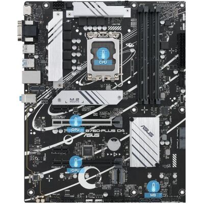 Asus PRIME B760-PLUS D4 (LGA 1700, Intel B760, ATX), Mainboard Asus PRIME B760-PLUS D4 (LGA 1700, Intel B760, ATX), Mainboard