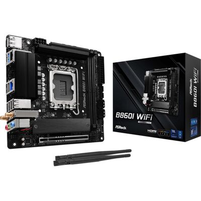 ASRock B860I WiFi (Socket S1, Intel B860, Mini-ITX), Mainboard ASRock B860I WiFi (Socket S1, Intel B860, Mini-ITX), Mainboard