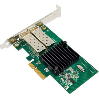 MicroConnect Network Card PCIe x4 I350-F2 (Mini PCI Express), Netzwerkkarte, Schwarz MicroConnect Network Card PCIe x4 I350-F2 (Mini PCI Express), Netzwerkkarte, Schwarz