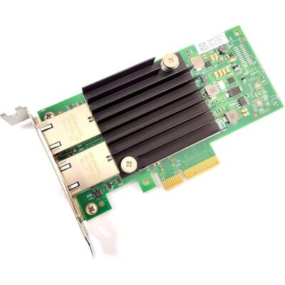 Intel X550T2 (Ethernet, Mini PCI Express), Netzwerkkarte, Silber, Grün Intel X550T2 (Ethernet, Mini PCI Express), Netzwerkkarte, Silber, Grün