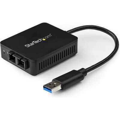 StarTech USB 3 To Fiber Optic Converter (USB), Netzwerkadapter, Schwarz StarTech USB 3 To Fiber Optic Converter (USB), Netzwerkadapter, Schwarz