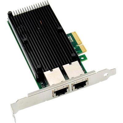 MicroConnect Network Card PCIe x4 X550-T2 (Ethernet, Mini PCI Express), Netzwerkkarte, Schwarz MicroConnect Network Card PCIe x4 X550-T2 (Ethernet, Mini PCI Express), Netzwerkkarte, Schwarz