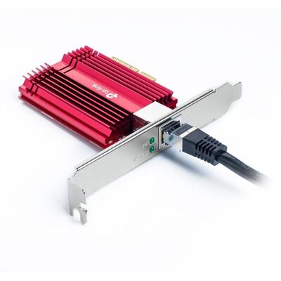 TP-Link TX401 (PCI-E x4), Netzwerkkarte, Rot TP-Link TX401 (PCI-E x4), Netzwerkkarte, Rot