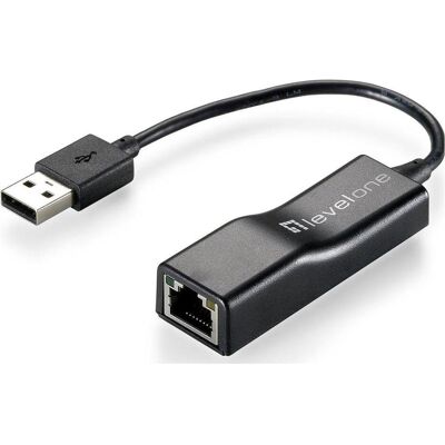 LevelOne Netzwerkadapter USB-0301 2.0 10 (USB 2.0, RJ45 (1x)), Netzwerk Adapter, Schwarz LevelOne Netzwerkadapter USB-0301 2.0 10 (USB 2.0, RJ45 (1x)), Netzwerk Adapter, Schwarz