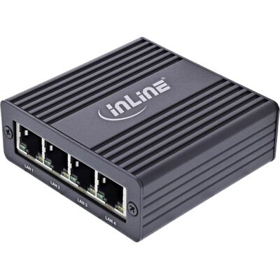 InLine USB-A 3.2 Gen.1 zu 4x RJ45 Gigabit Ethernet Adapter (USB, RJ45 Gigabit Ethernet (4x)), Netzwerk Adapter, Schwarz InLine USB-A 3.2 Gen.1 zu 4x RJ45 Gigabit Ethernet Adapter (USB, RJ45 Gigabit Ethernet (4x)), Netzwerk Adapter, Schwarz