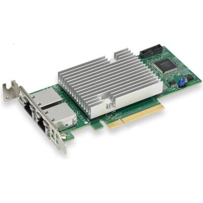 Supermicro 2-Port 10GbE Controller LP AOC-STG-b2T (Mini PCI Express), Netzwerkkarte Supermicro 2-Port 10GbE Controller LP AOC-STG-b2T (Mini PCI Express), Netzwerkkarte