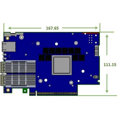 Nvidia BlueField-3 B3220L E-Series FHHL SuperNIC, 200GbE, Netzwerkkarte Nvidia BlueField-3 B3220L E-Series FHHL SuperNIC, 200GbE, Netzwerkkarte