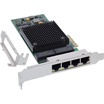InLine Quad Gigabit Netzwerkkarte (Mini PCI Express, PCIe), Netzwerkkarte InLine Quad Gigabit Netzwerkkarte (Mini PCI Express, PCIe), Netzwerkkarte