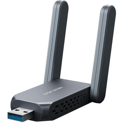 Mercusys MA37BEH BE6500 Hochleistungs-Wifi7-USB-Adapter (USB 3.0), Netzwerk Adapter, Schwarz Mercusys MA37BEH BE6500 Hochleistungs-Wifi7-USB-Adapter (USB 3.0), Netzwerk Adapter, Schwarz