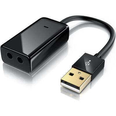 Aplic Soundkarte Virtual 7.1 Surround, USB mini extern, Dynamic 3D Surround, 3,5mm Eingang, 3,5mm Ausgang (USB 2.0), Soundkarte, Schwarz Aplic Soundkarte Virtual 7.1 Surround, USB mini extern, Dynamic 3D Surround, 3,5mm Eingang, 3,5mm Ausgang (USB 2.0), Soundkarte, Schwarz