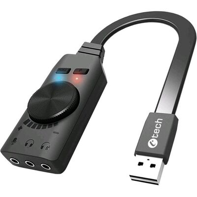 C-Tech SC-7Q (USB 2.0), Soundkarte, Schwarz C-Tech SC-7Q (USB 2.0), Soundkarte, Schwarz