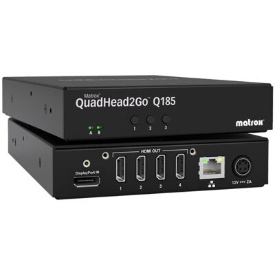 Matrox QuadHead2Go Q155 Multi-Monitor Controller Appliance / Q2G-H4K, Switch Box Matrox QuadHead2Go Q155 Multi-Monitor Controller Appliance / Q2G-H4K, Switch Box