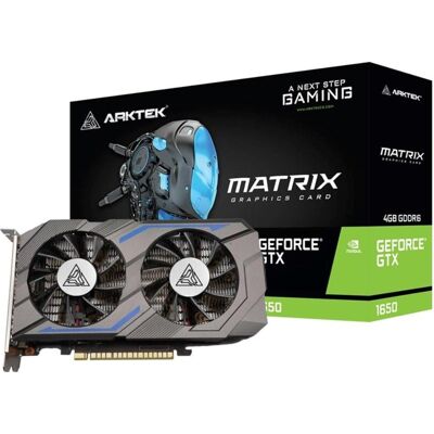 Artek Arktek GeForce GTX 1650 4GB GDDR6 (4 GB, GDDR6), Grafikkarte, Schwarz Artek Arktek GeForce GTX 1650 4GB GDDR6 (4 GB, GDDR6), Grafikkarte, Schwarz
