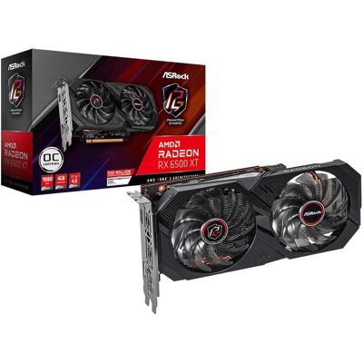 ASRock RX 6500 XT Phantom Gaming D OC (4 GB, GDDR6), Grafikkarte ASRock RX 6500 XT Phantom Gaming D OC (4 GB, GDDR6), Grafikkarte