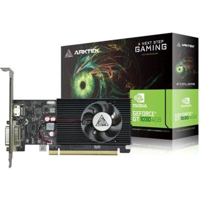 Metabo ARKTEK VGA NVIDIA GeForce GT 1030 4GB, GT 1030, 4GB DDR4, 1xHDMI, 1xDVI (4 GB, GDDR4), Grafikkarte, Schwarz Metabo ARKTEK VGA NVIDIA GeForce GT 1030 4GB, GT 1030, 4GB DDR4, 1xHDMI, 1xDVI (4 GB, GDDR4), Grafikkarte, Schwarz