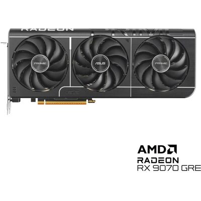 Asus PRIME RX9070 GRE-O12G (12 GB, GDDR6), Grafikkarte, Mehrfarbig Asus PRIME RX9070 GRE-O12G (12 GB, GDDR6), Grafikkarte, Mehrfarbig