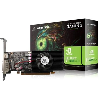 Metabo ARKTEK VGA NVIDIA GeForce GT 1030 2GB, GT 1030, 2GB GDDR5, 1xHDMI, 1xDVI (2 GB, GDDR5), Grafikkarte, Schwarz Metabo ARKTEK VGA NVIDIA GeForce GT 1030 2GB, GT 1030, 2GB GDDR5, 1xHDMI, 1xDVI (2 GB, GDDR5), Grafikkarte, Schwarz