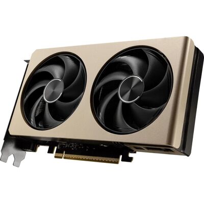 MSI GeForce RTX 5060 INSPIRE 2X OC (8 GB, GDDR7), Grafikkarte, Gold, Schwarz MSI GeForce RTX 5060 INSPIRE 2X OC (8 GB, GDDR7), Grafikkarte, Gold, Schwarz