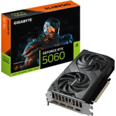 Gigabyte GeForce RTX 5060 WINDFORCE MAX OC (8 GB, GDDR7), Grafikkarte, Schwarz Gigabyte GeForce RTX 5060 WINDFORCE MAX OC (8 GB, GDDR7), Grafikkarte, Schwarz