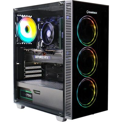 GameMax Draco XD 7589 Ryzen 5 5500 32GB 1TB SSD RTX 5050 (1000 GB, 32 GB, AMD Ryzen 5 5500, GeForce RTX 5050), PC, Schwarz GameMax Draco XD 7589 Ryzen 5 5500 32GB 1TB SSD RTX 5050 (1000 GB, 32 GB, AMD Ryzen 5 5500, GeForce RTX 5050), PC, Schwarz