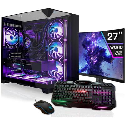 SYSTEMTREFF Gaming PC G255952 (2000 GB, 32 GB), PC, Schwarz SYSTEMTREFF Gaming PC G255952 (2000 GB, 32 GB), PC, Schwarz