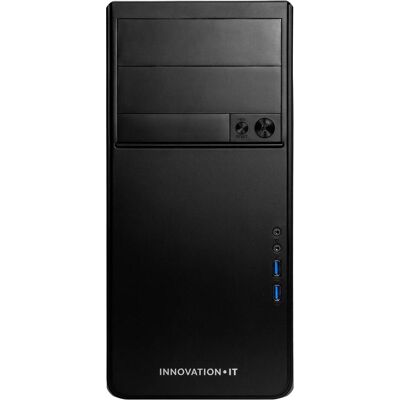 Innovation IT PC Intel i5-14400 / 16GB / SSD 512GB M.2 NVMe o. DVDRW (512 GB, 16 GB, Intel Core i5-14400), PC, Schwarz Innovation IT PC Intel i5-14400 / 16GB / SSD 512GB M.2 NVMe o. DVDRW (512 GB, 16 GB, Intel Core i5-14400), PC, Schwarz