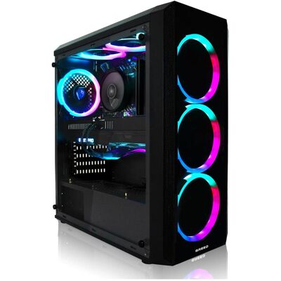 Greed MK2 INTEL PLUS - Gaming PC - RX 9060XT (1000 GB, 16 GB, Intel Core i7-12700F, Radeon RX 9060 XT), PC, Schwarz Greed MK2 INTEL PLUS - Gaming PC - RX 9060XT (1000 GB, 16 GB, Intel Core i7-12700F, Radeon RX 9060 XT), PC, Schwarz