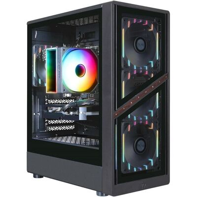 Hyrican AERIS 8123 Gaming PC – AMD Ryzen 7 5700X (1000 GB, 16 GB, Radeon RX 9070), PC Hyrican AERIS 8123 Gaming PC – AMD Ryzen 7 5700X (1000 GB, 16 GB, Radeon RX 9070), PC