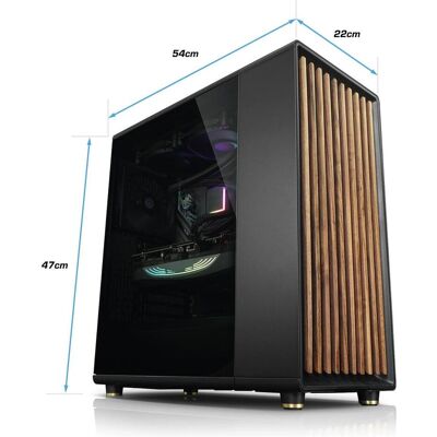 Kiebel Dark Forest V (1000 GB, 32 GB, AMD Ryzen 7 8700F, GeForce RTX 5060), PC, Schwarz Kiebel Dark Forest V (1000 GB, 32 GB, AMD Ryzen 7 8700F, GeForce RTX 5060), PC, Schwarz