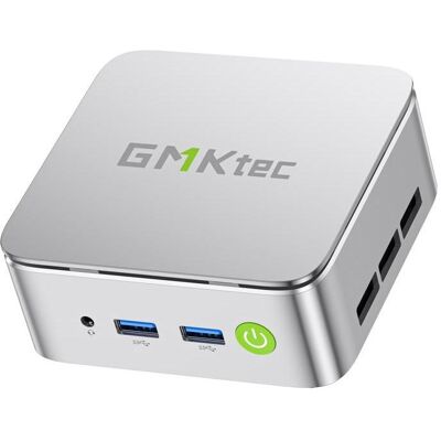 GMKtec G10 (512 GB, 16 GB, AMD Ryzen 5 3500U), PC, Silber GMKtec G10 (512 GB, 16 GB, AMD Ryzen 5 3500U), PC, Silber