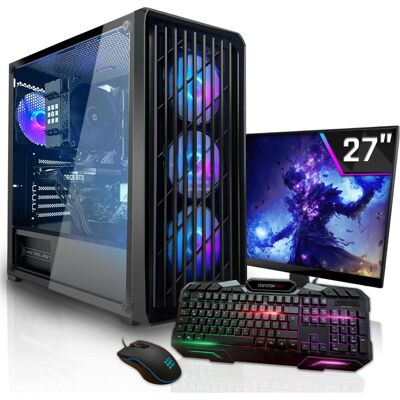 Systemtreff Gaming PC G255270 (512 GB, 16 GB, AMD Ryzen 5 9600X), PC, Schwarz Systemtreff Gaming PC G255270 (512 GB, 16 GB, AMD Ryzen 5 9600X), PC, Schwarz