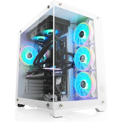 CSL M10480 (2000 GB, 32 GB, Intel Core i7-13700KF, GeForce RTX 4070), PC, Weiss CSL M10480 (2000 GB, 32 GB, Intel Core i7-13700KF, GeForce RTX 4070), PC, Weiss