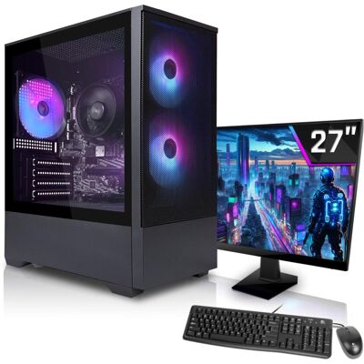 Systemtreff Office PC G254890 (512 GB, 16 GB, Intel Core i3-14100, UHD Graphics 730), PC, Schwarz Systemtreff Office PC G254890 (512 GB, 16 GB, Intel Core i3-14100, UHD Graphics 730), PC, Schwarz