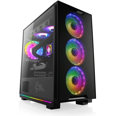 CSL M10530 - Ryzen 7 7800X3D - 16GB RAM - 1TB SSD - PC, Schwarz CSL M10530 - Ryzen 7 7800X3D - 16GB RAM - 1TB SSD - PC, Schwarz