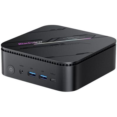 Blackview Mini-PC MP100 Pro i9-12900H 16 GB SSD512 W11Pro schwarz (512 GB, 16 GB, Intel Core i9-12900H, Intel Iris Graphics), PC, Schwarz Blackview Mini-PC MP100 Pro i9-12900H 16 GB SSD512 W11Pro schwarz (512 GB, 16 GB, Intel Core i9-12900H, Intel Iris Graphics), PC, Schwarz