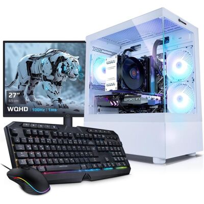 Kiebel Invader XS V (1000 GB, 32 GB, AMD Ryzen 7 5700X, GeForce RTX 5060), PC, Weiss Kiebel Invader XS V (1000 GB, 32 GB, AMD Ryzen 7 5700X, GeForce RTX 5060), PC, Weiss