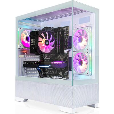 Systemtreff Gaming PC G254354 (512 GB, 16 GB, AMD Ryzen 5 5500), PC, Weiss Systemtreff Gaming PC G254354 (512 GB, 16 GB, AMD Ryzen 5 5500), PC, Weiss