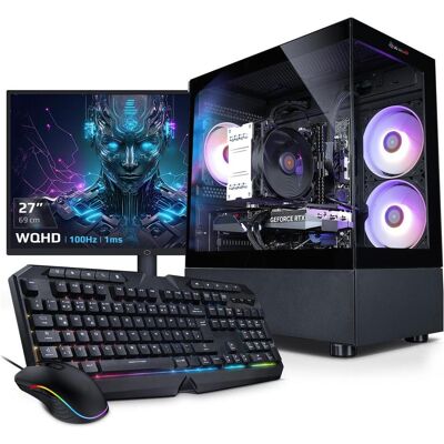 Kiebel Invader XS V (2000 GB, 32 GB, AMD Ryzen 7 5700X, GeForce RTX 5060), PC, Schwarz Kiebel Invader XS V (2000 GB, 32 GB, AMD Ryzen 7 5700X, GeForce RTX 5060), PC, Schwarz