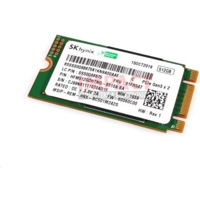 Lenovo BC501 512GB M.2 2242 PCIe SSD Lenovo BC501 512GB M.2 2242 PCIe SSD